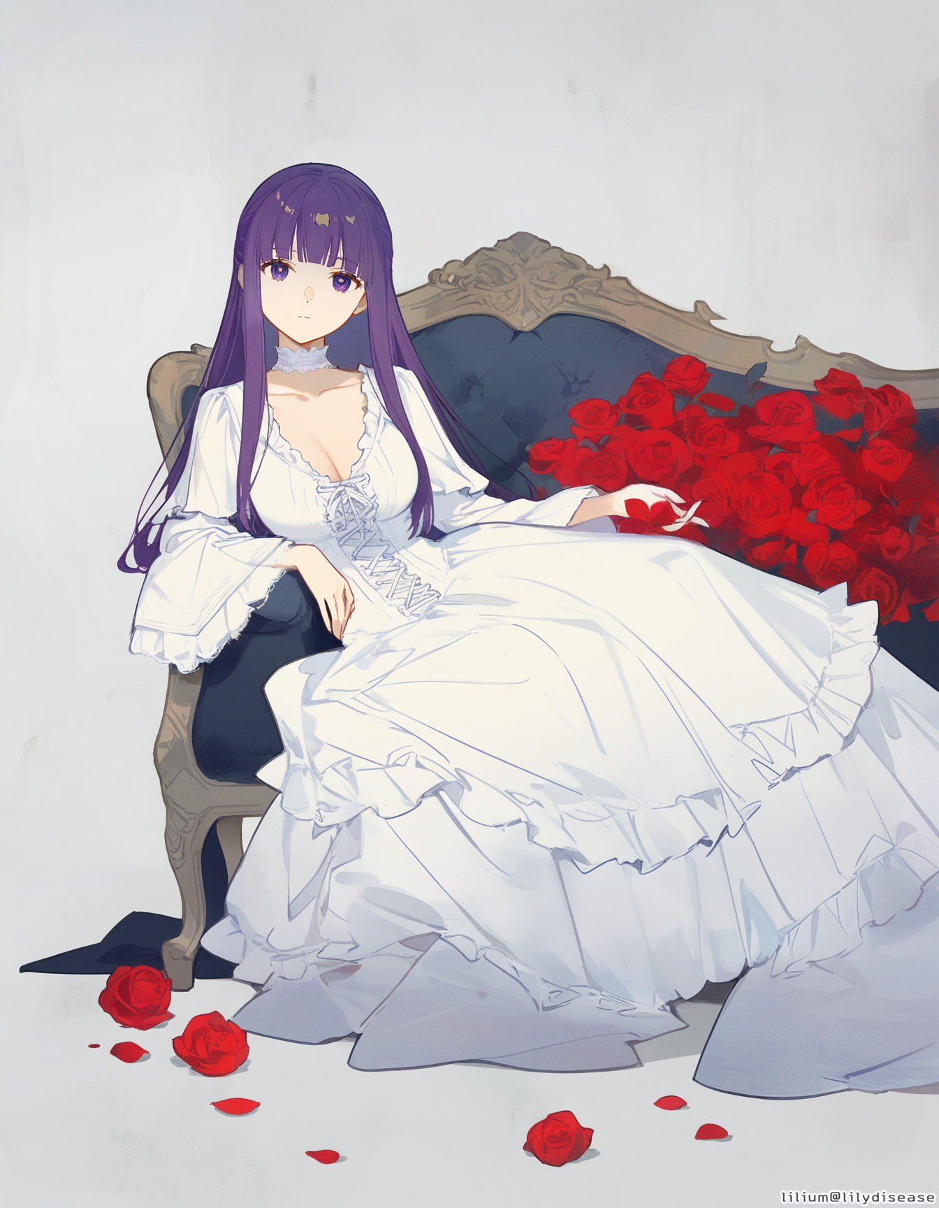 动漫作者x：lilium 