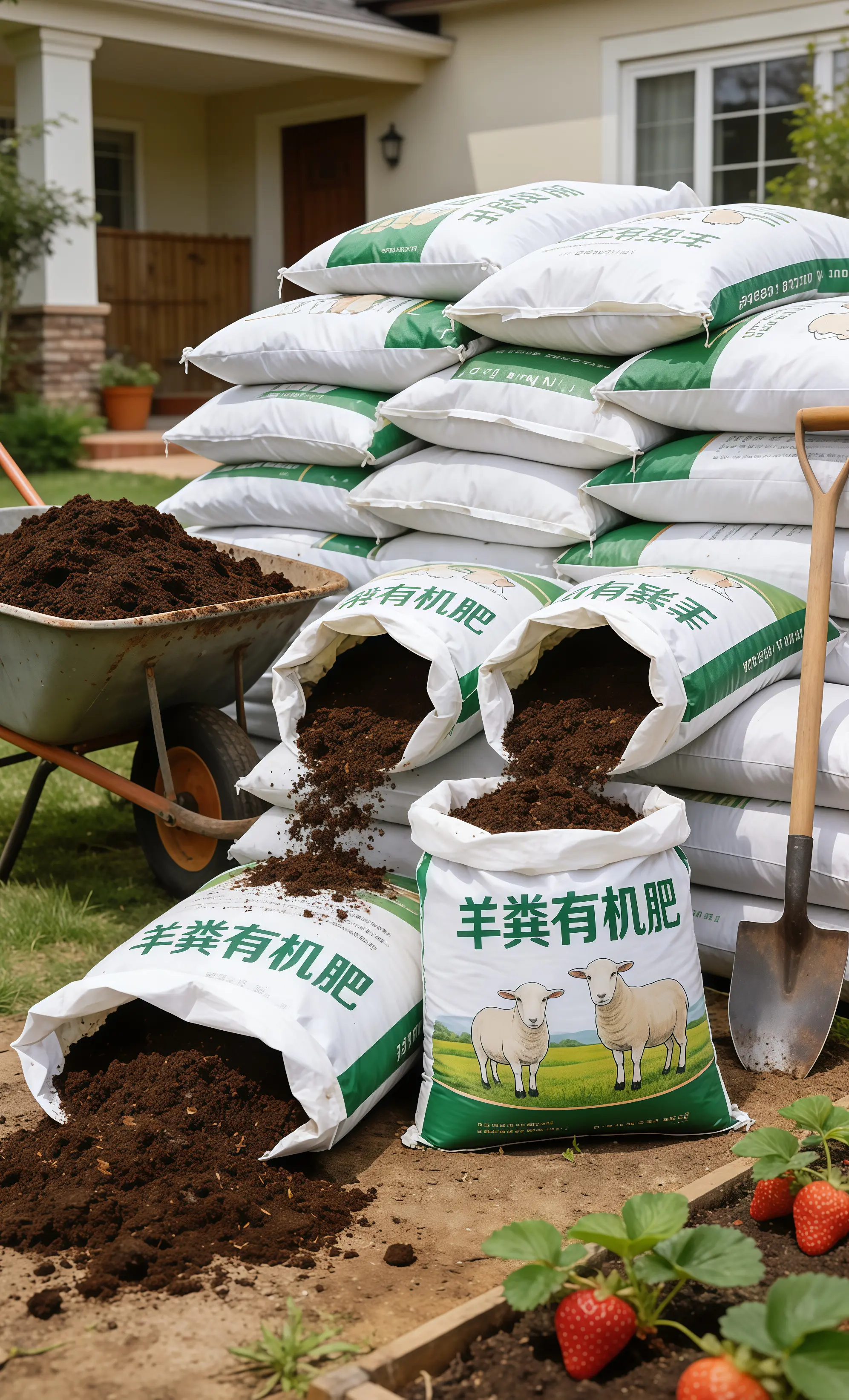 羊粪肥有机肥三农种植 农副产品 阳台种植