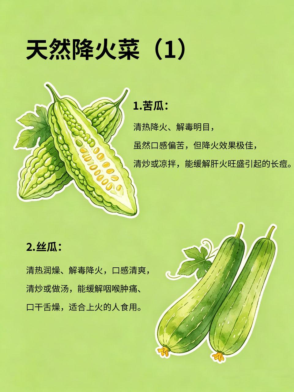 春天必吃的“天然降火菜”，上火长痘吃它就对了
春季天气干燥🍃，加上饮食不当，很