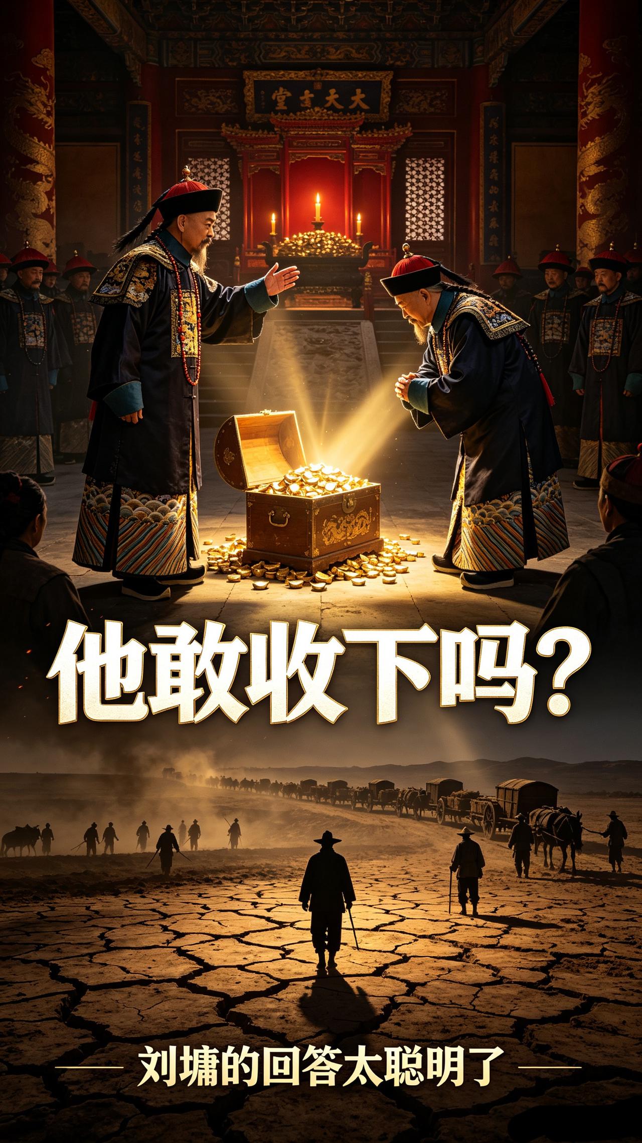 乾隆当众故意刁难刘墉：朕赏你十五万两白银，你可敢收下？

乾隆四十六年，霜降已过