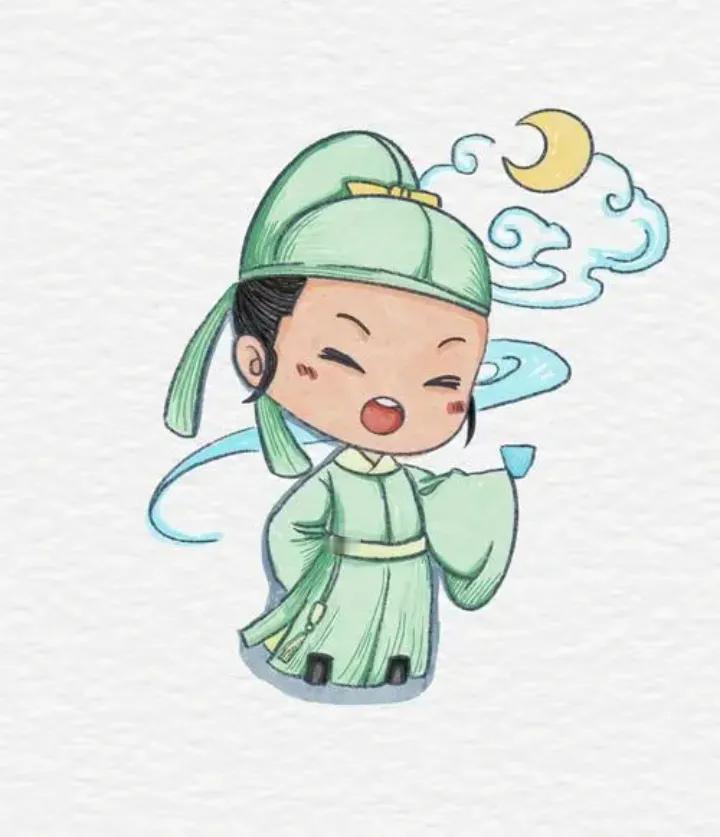 夜半无眠写相思， 天边明月笑我痴。

 自古红颜多薄命，两情相悦成好事