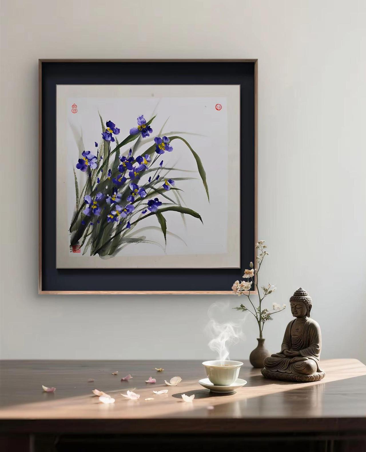 国画 花鸟画 水墨
