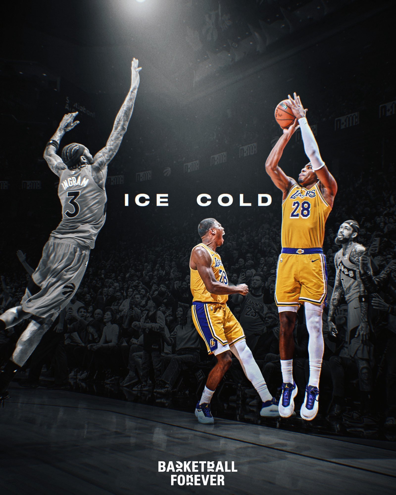 八村垒生涯最关键一球了吧。NBA