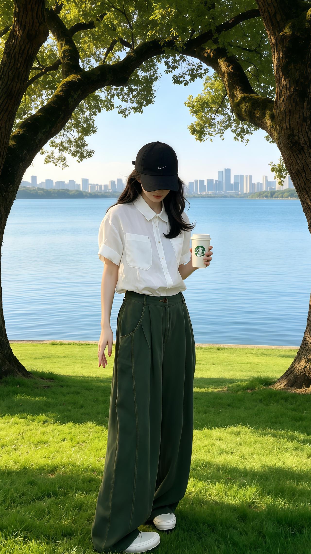 喜欢这种随性松弛感 主打松弛感的户外穿搭 治愈系户外ootd 今天穿什么 穿搭
