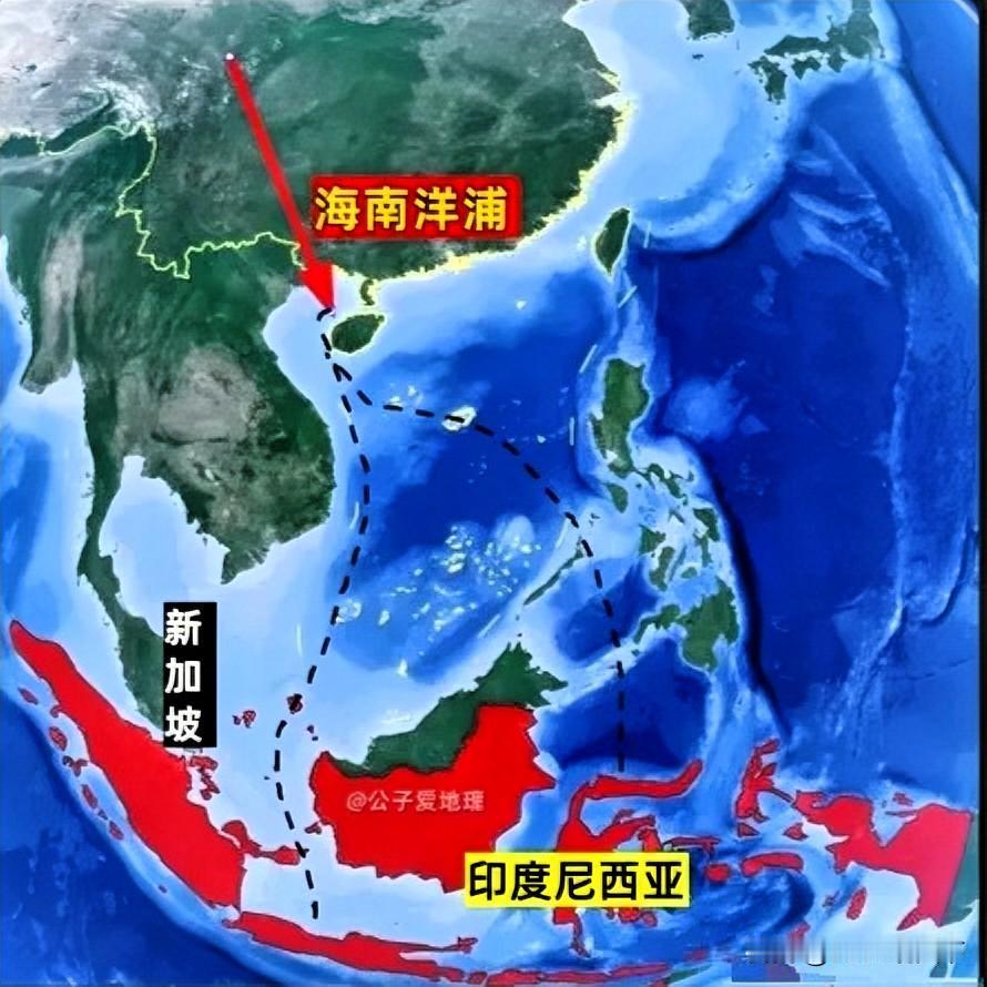 我以前一直以为只有从印度洋开往东亚的船只才需要途经新加坡🇸🇬，但我从没想过从