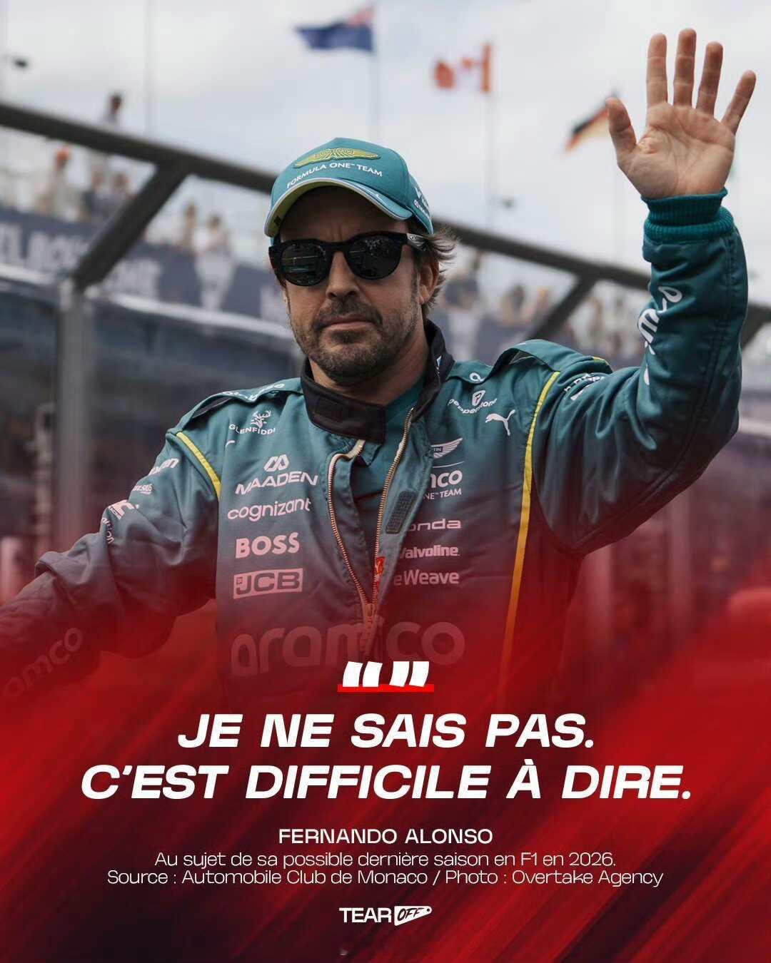 阿隆索：今年并不一定是自己在F1的最后一年，但我觉得自己还有油F12026f1迈
