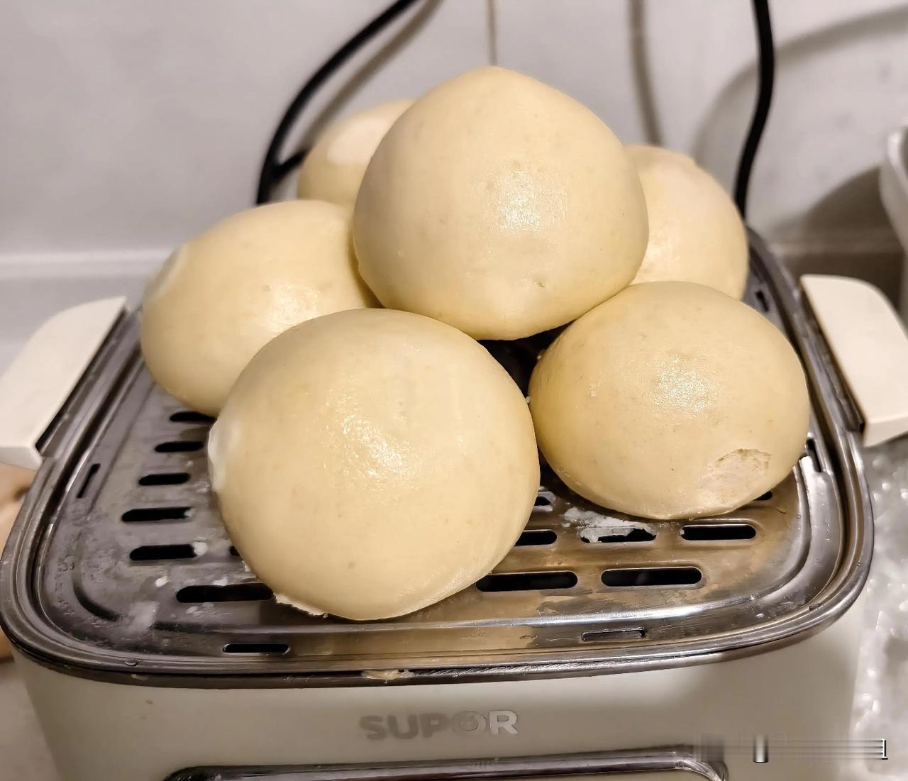 家里没有馒头了，我最近吃米饭总觉得胃不舒服，晚饭也不想吃米饭，干脆蒸馒头吧。
发