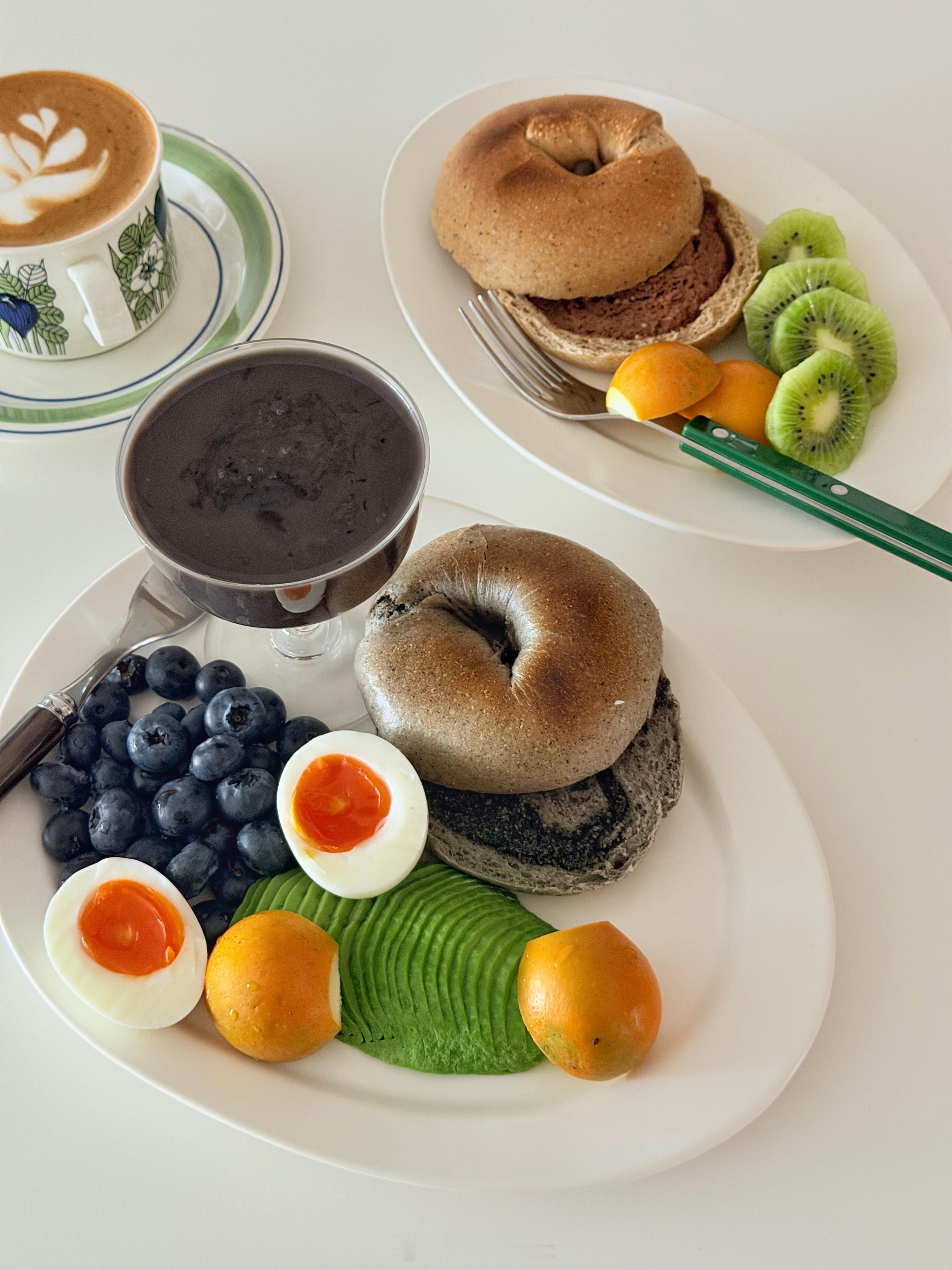 贝果真好吃呀🥯今天的愿望：逢考必过🙏 