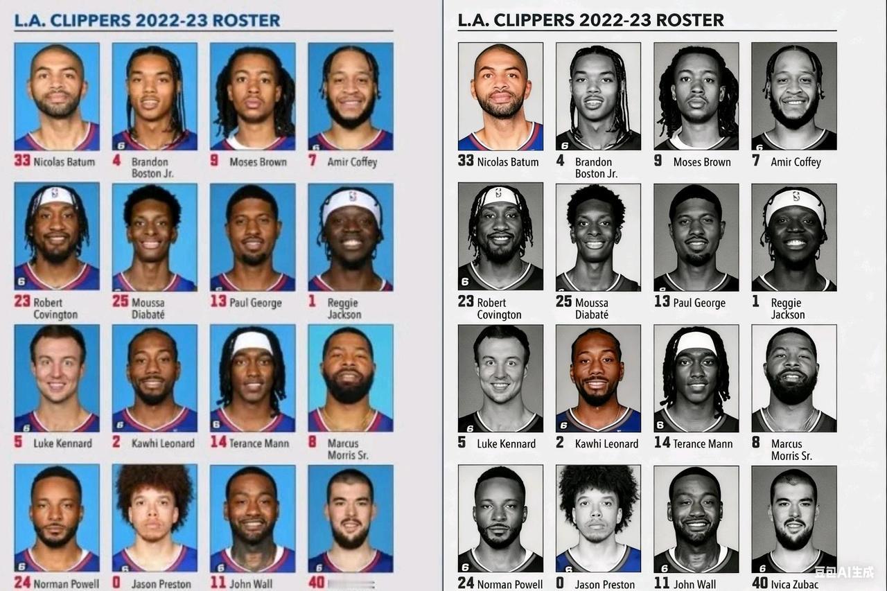 快船这么快就重建成功了，首发阵容年轻了不少，而且进攻端更猛了，恭喜恭喜