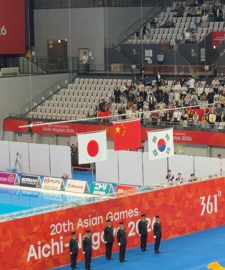 日本名古屋亚运会主办方现在最怕的可能不是丢金牌，而是中国国歌响起。别的比赛输了只