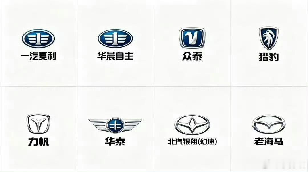 8家老牌车企永久退市日前，一汽夏利、华晨自主、众泰、猎豹、力帆、华泰、北汽银翔(