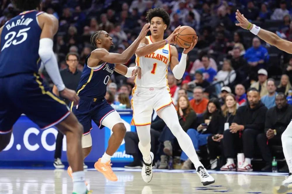 76人vs老鹰马克西虽然在上场比赛生病缺阵，但是恩比德梦回巅峰打出赛季最强表现，