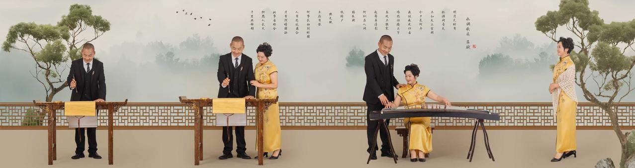 弦起宫商，指落珠玉。
琴瑟和鸣，岁月静好。