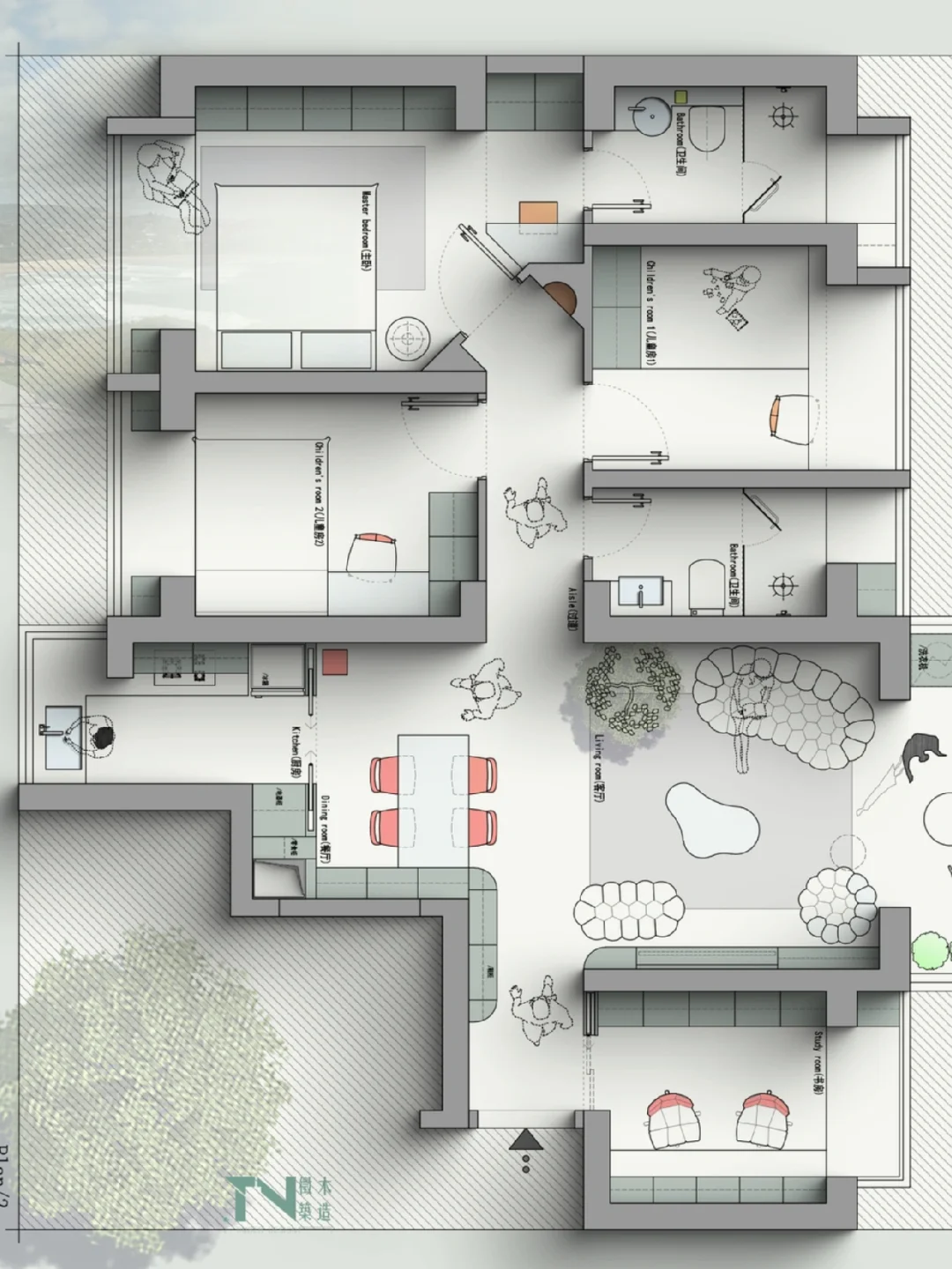 ｜户型优化｜89%承重墙还能优化了三版方