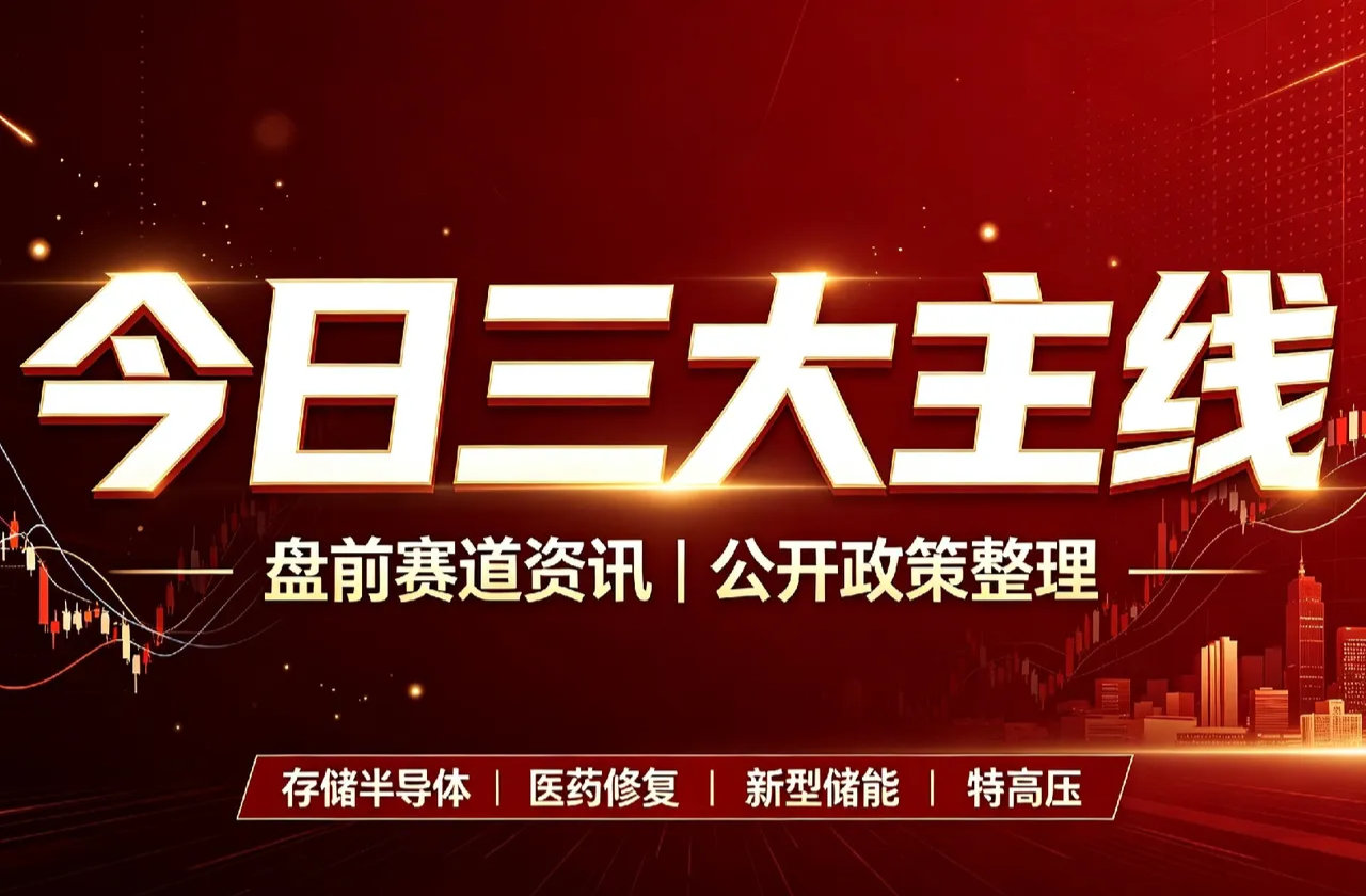 7月13日今日A股三大主线主线一：存储半导体全产业链（核心进攻主线）催化：今日长