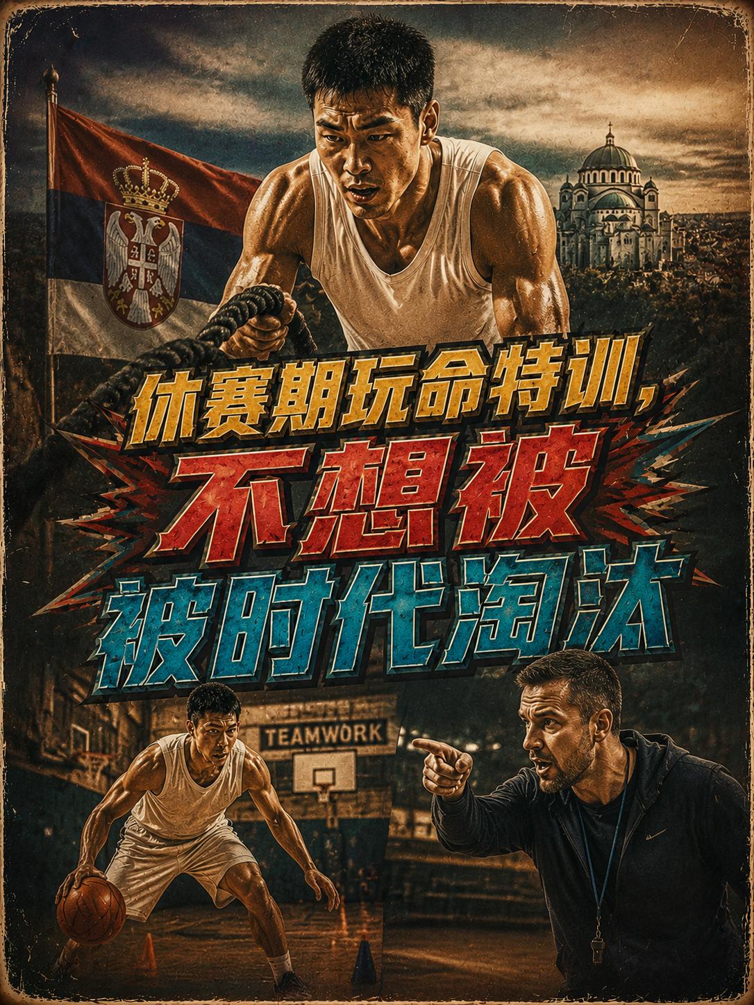 郭士强的爱徒也开始在这个休赛期拼命了，因为他不想沉沦，不想沦为纯角色球员，他也想