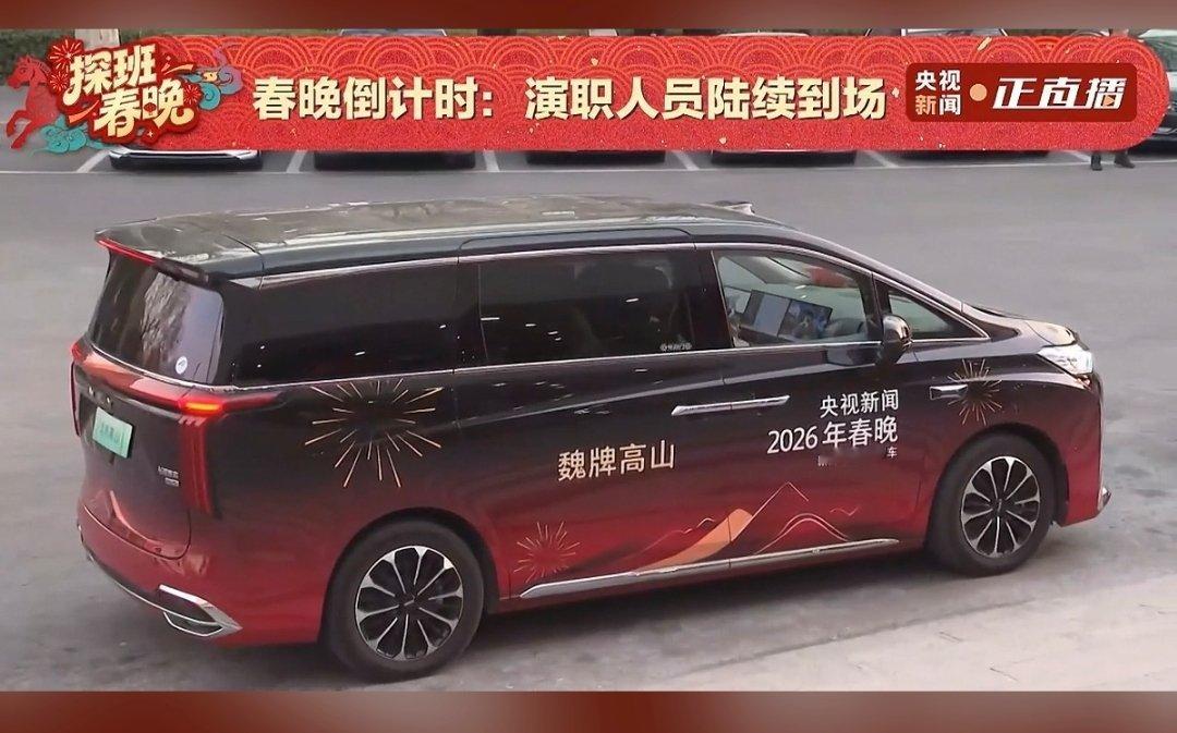 魏派高山又上春晚了，做一些接待事宜，真有面儿 