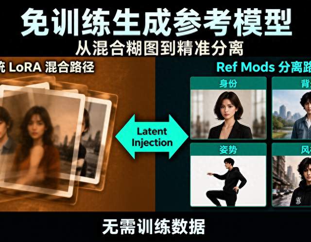 ComfyUI新神器：免训练生成Ref Mods