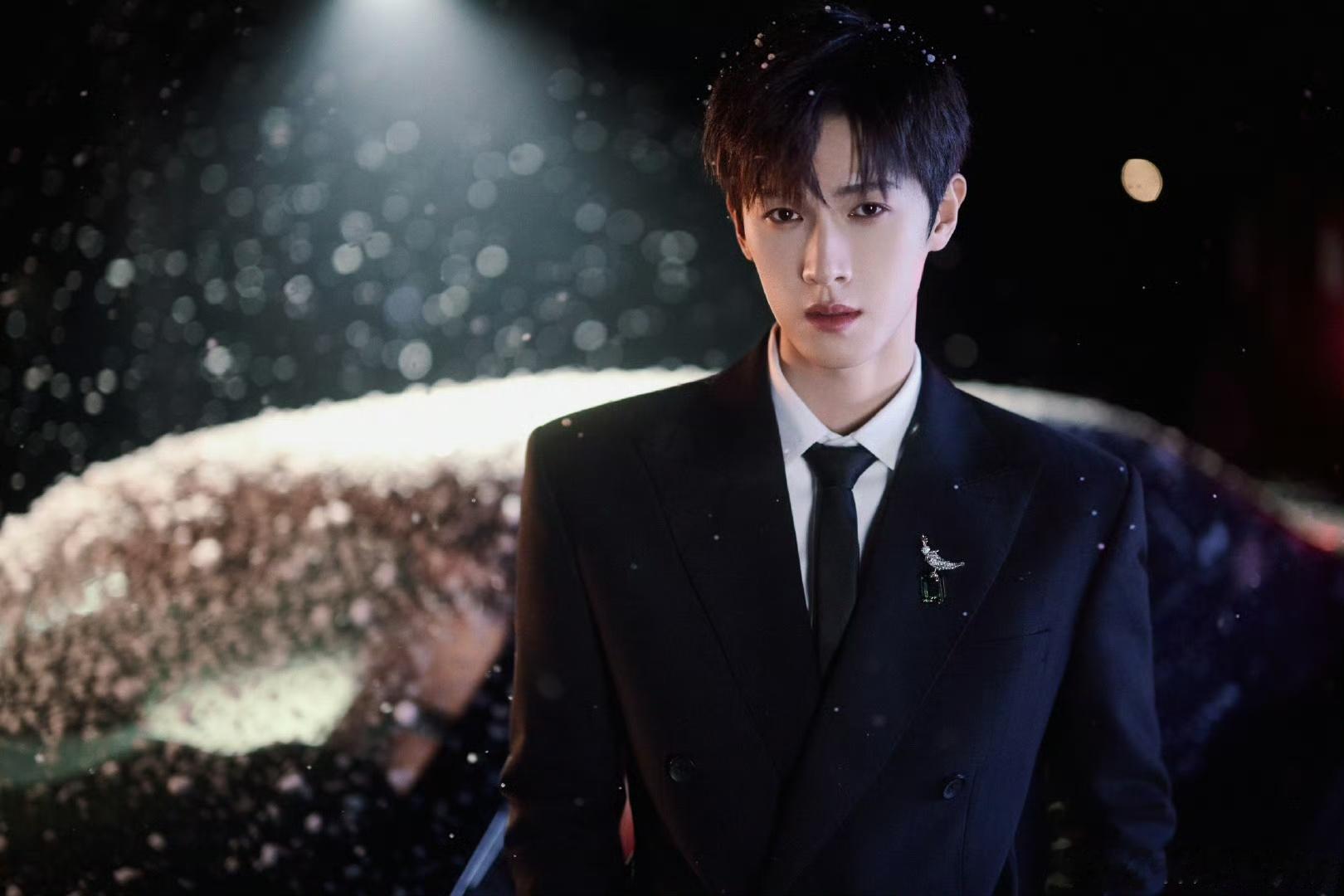 娱乐李昀锐星光大赏雪景图李昀锐星光大赏雪中出图李昀锐星光大赏雪景图！！咋那么帅 