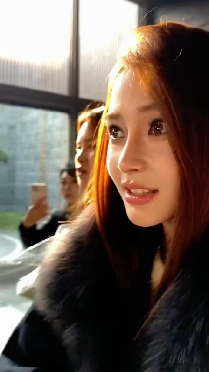 Angelababy有种经济上行的美Angelababy早期混血感回来了冷调烟熏