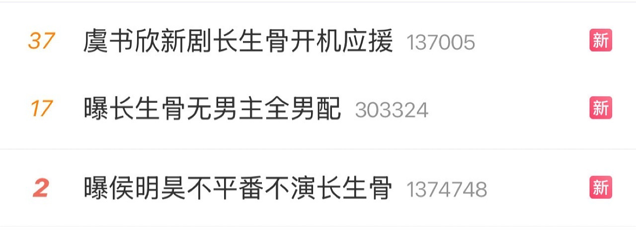 曝侯明昊不平番不演长生骨这三个Rs真绝了，中译中：1️⃣新剧开机定女选男，2️⃣