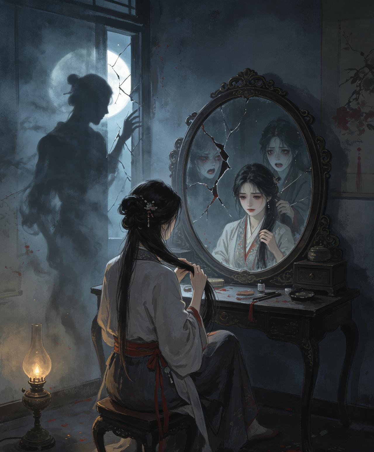 江湖怪谈•荒诞志236《替身》
她为救被妖物掳走的妹妹，自愿成为替身，被锁在妖窟
