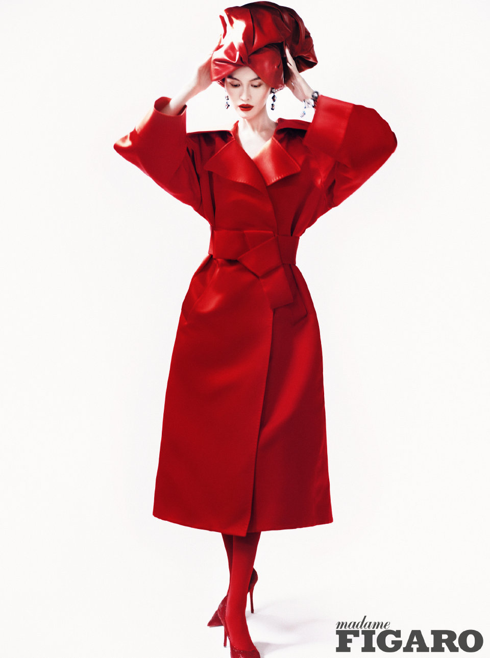 何穗 x Madame Figaro China March 2026超模何穗身