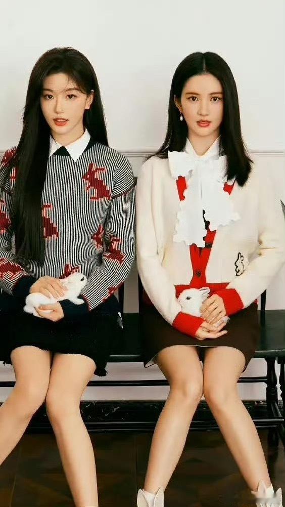 孔雪儿、刘些宁同框🈶️，二人都是爱豆出身，你看好谁 