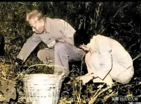 这张1961年的珍贵合影，记录了他回到湖南农村进行社会调查期间，刘少奇与夫人一同