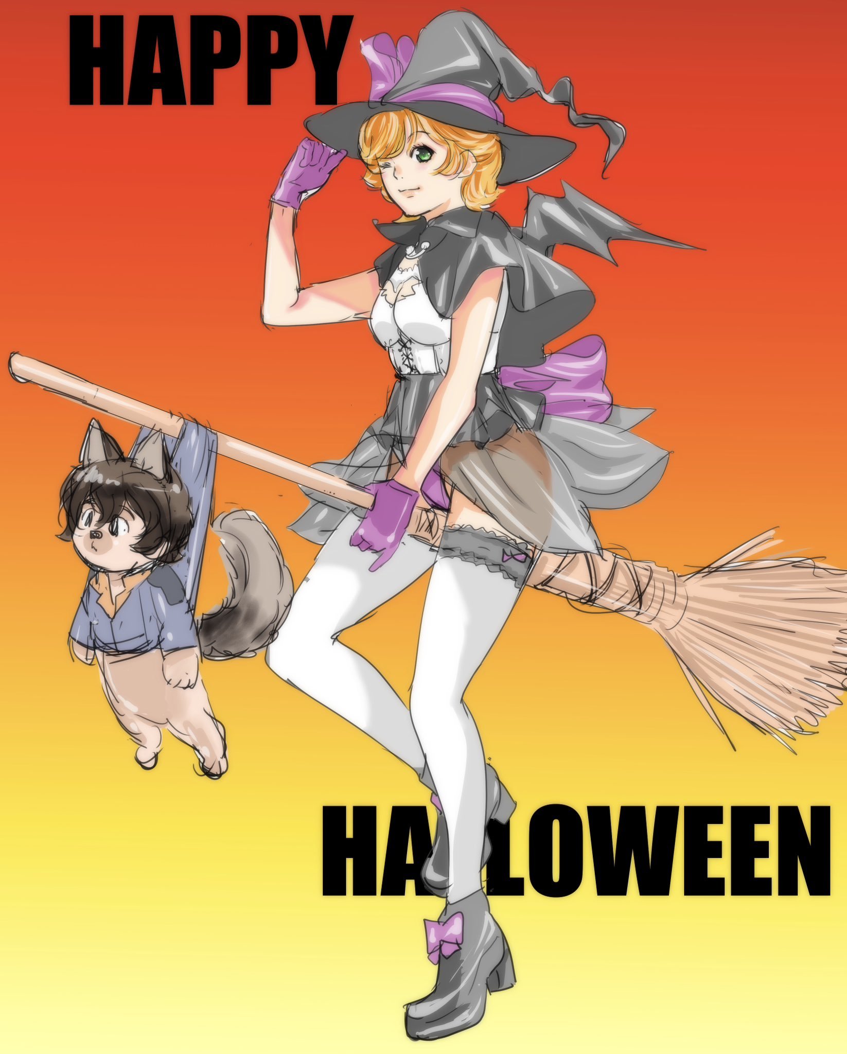 玉越博幸老师的万圣节贺图高达 ​​​