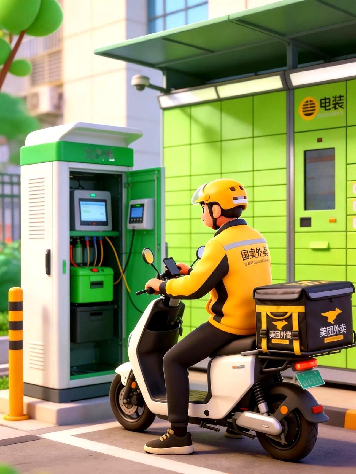 你最近点外卖有没有发现一个细节，楼下呼啸而过的骑手清一色电动车，油门的轰鸣没了，