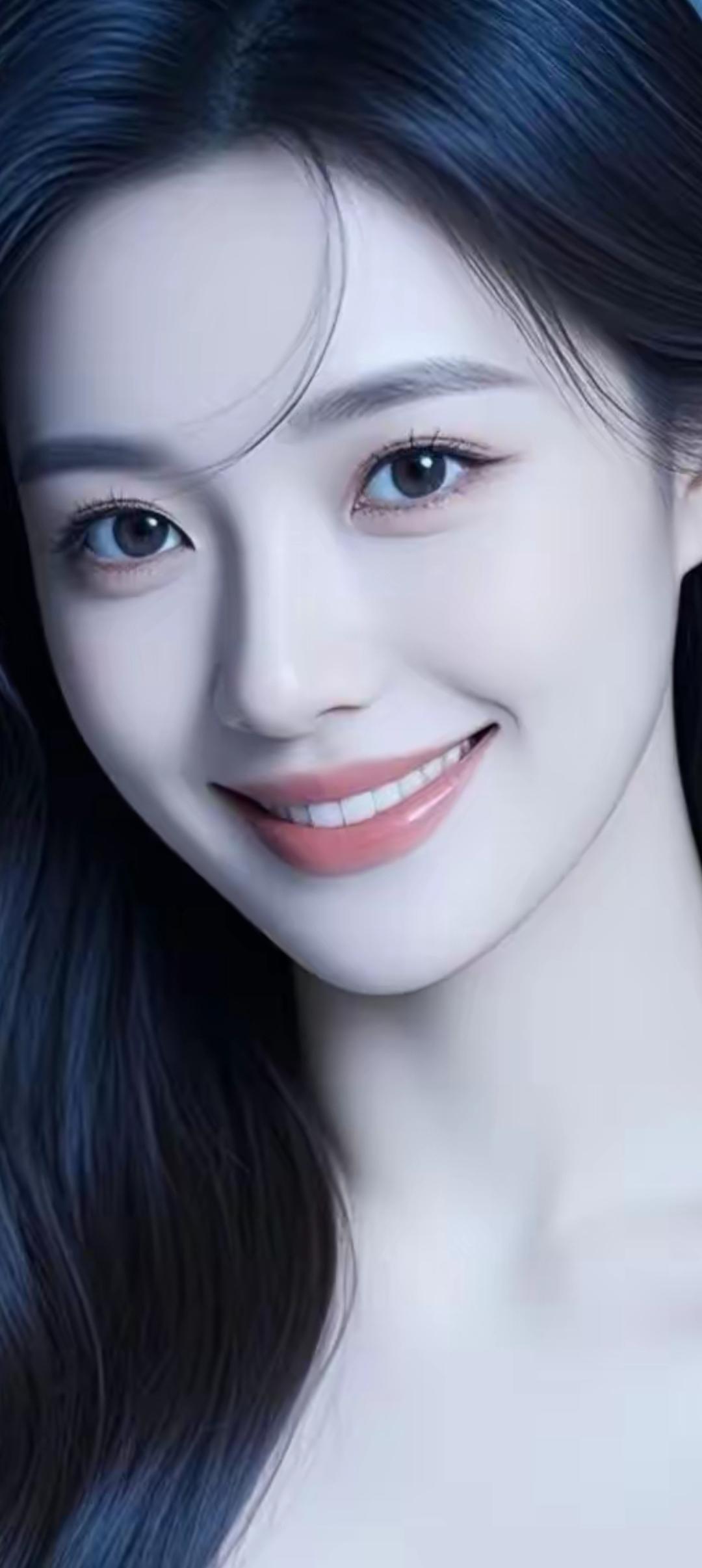 温柔甜美的微笑，宛如冬日暖阳，照亮心间。🌞💖