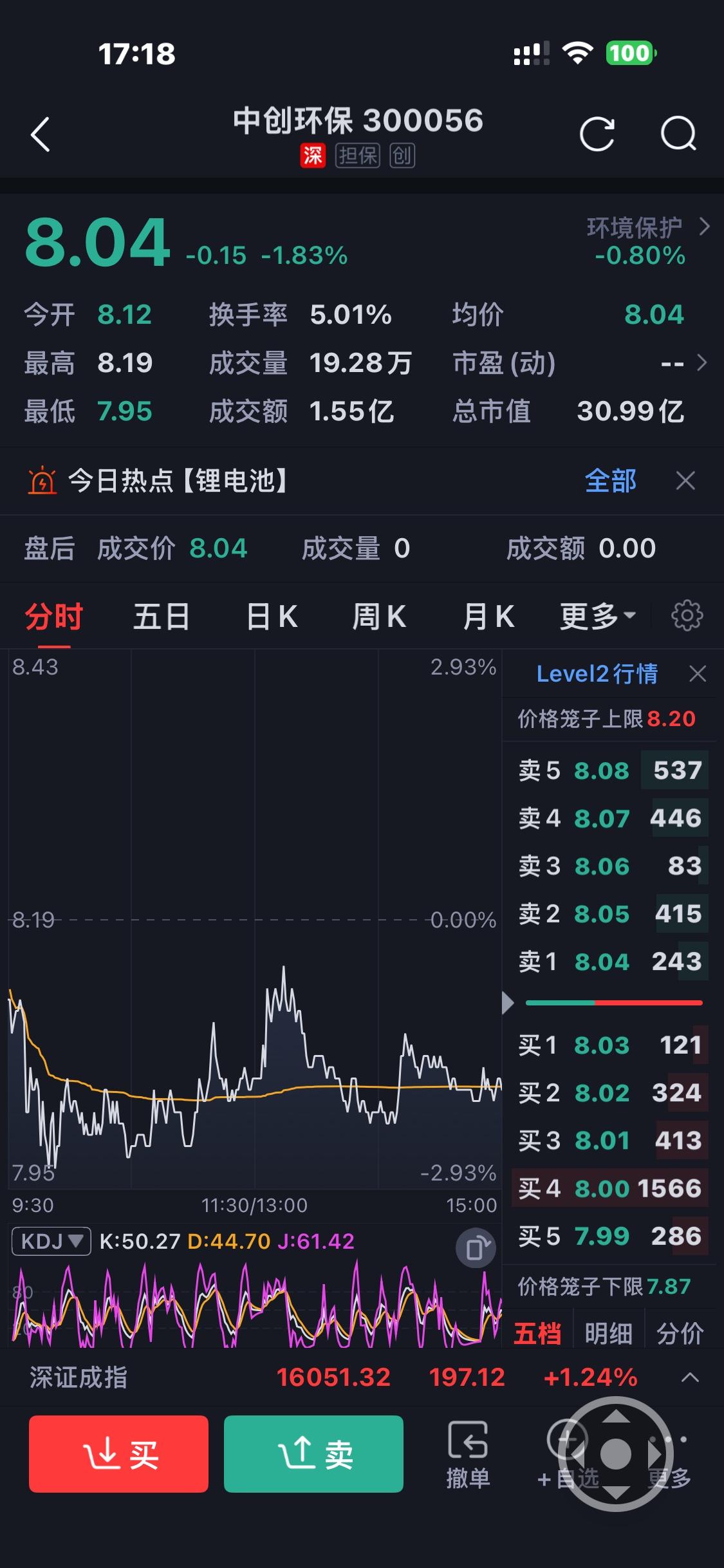 6月24日盘后，创业板上市公司中创环保（300056）发布重磅公告，突发人事利空