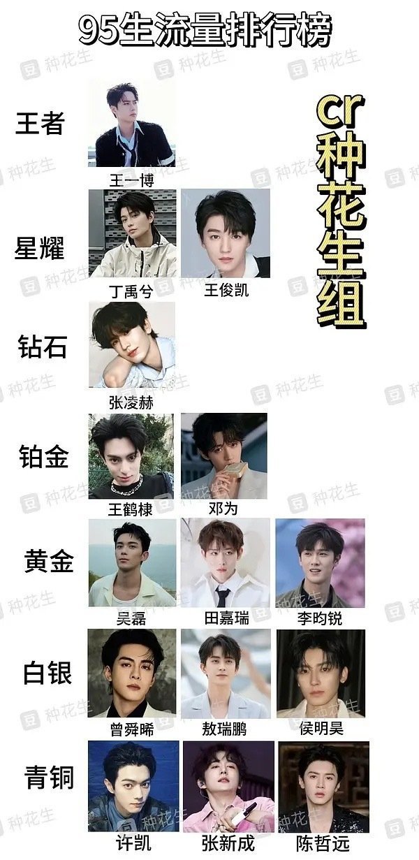 95🥜流量排行榜，符合体感吗？ ​​​