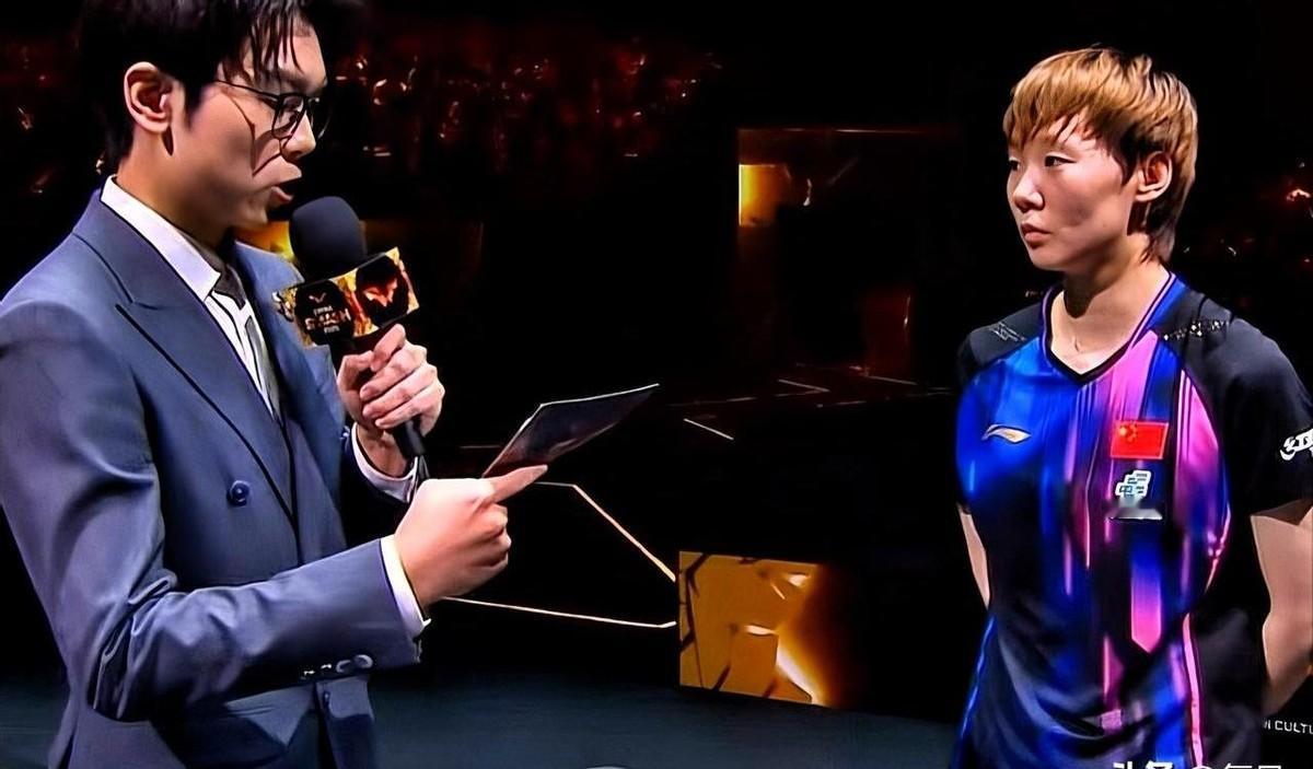 王曼昱赢球，靠的是技术，但她真正让人佩服的，是赛后那几句话。
这几句话，分量比她