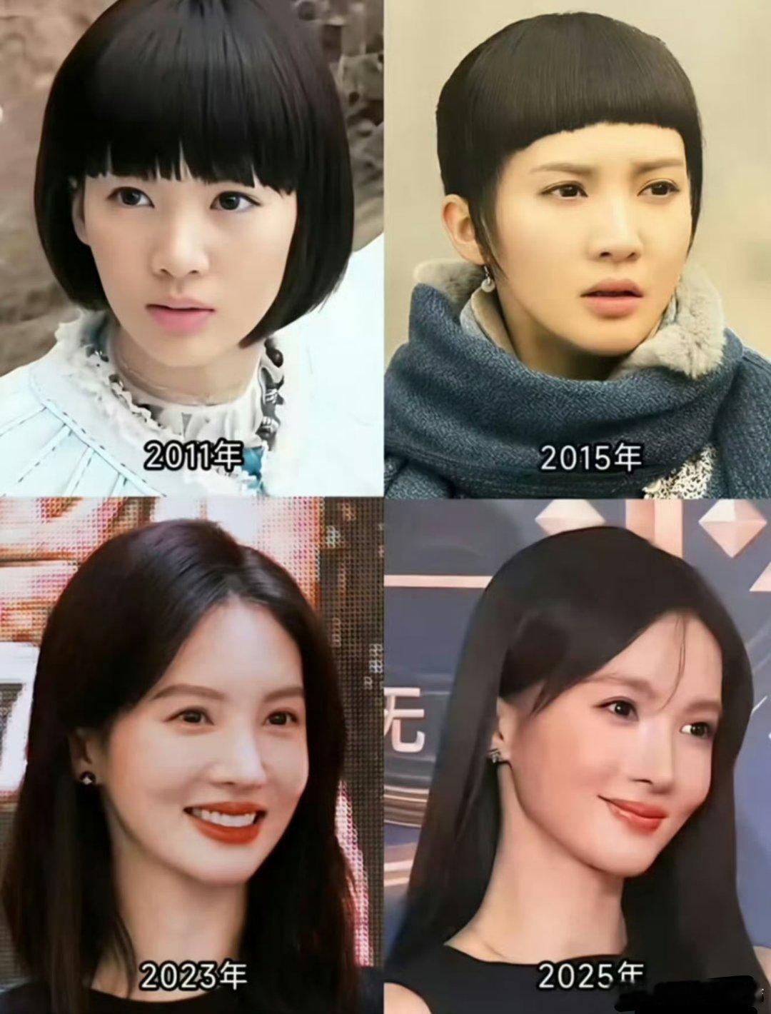 金晨换头像鼻子有变化吗？看不出动 