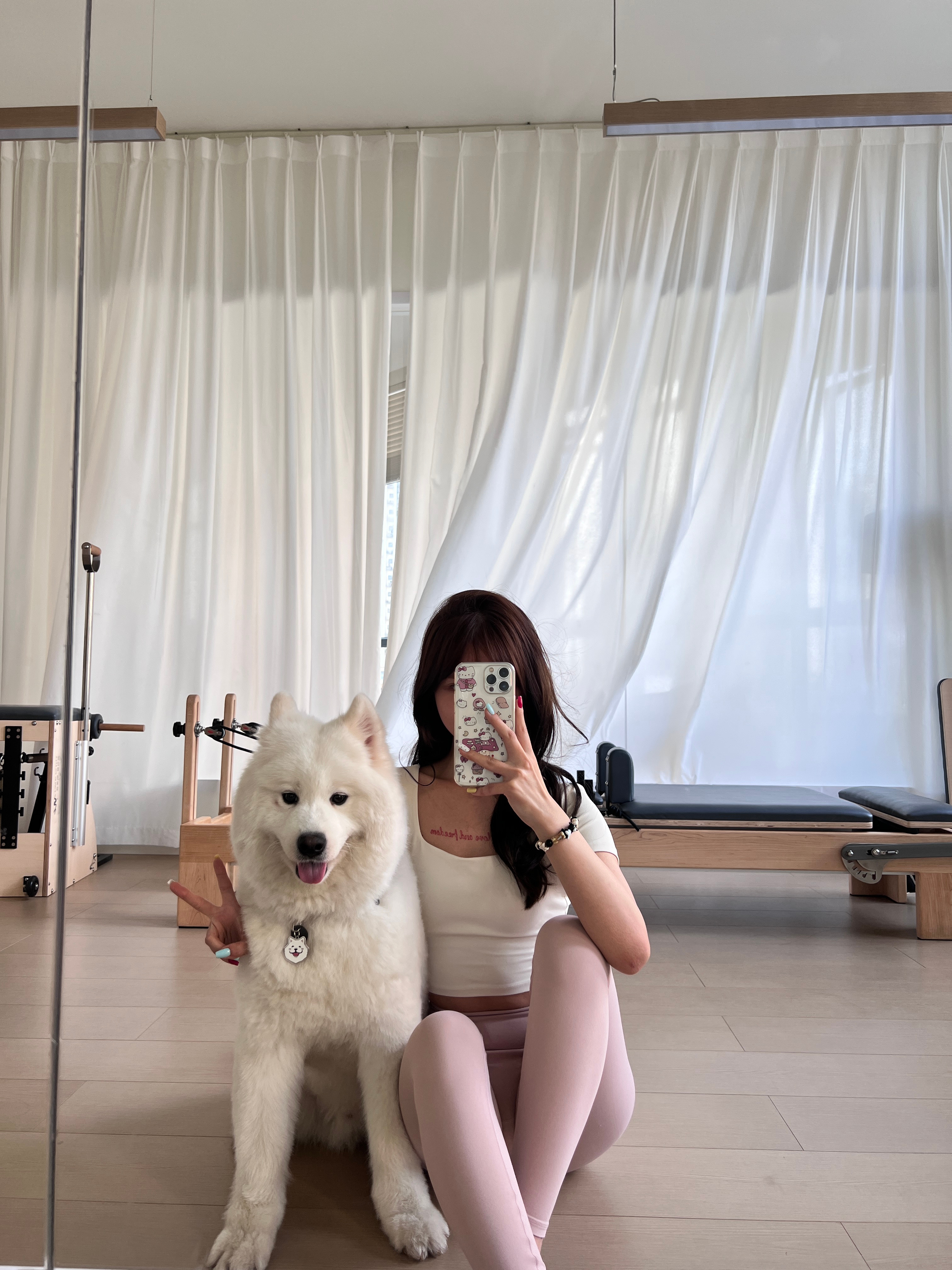 今天陪我又上课又染头的宝贝[爱你][爱你] ​​​