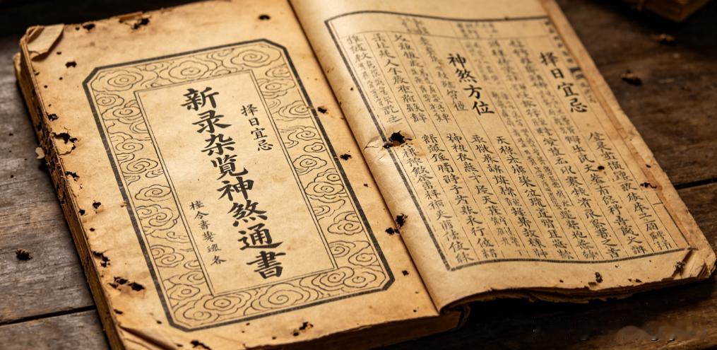 《新录杂览神煞通书》页数:  44双页88页  古籍屋