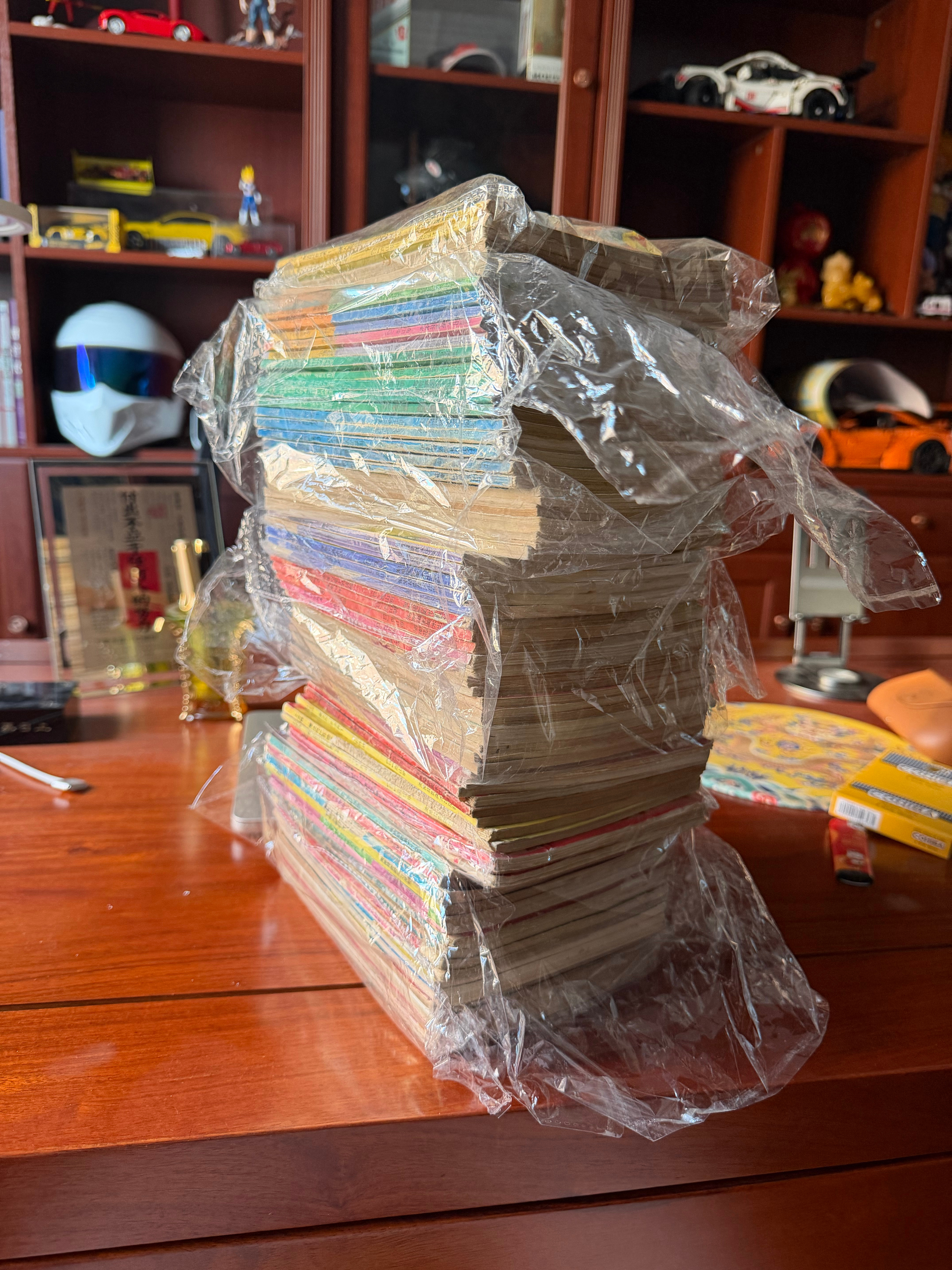 六年级时候每天去书摊租着看的书！终于淘到了三十年前的第一版七龙珠全集！当年1.9