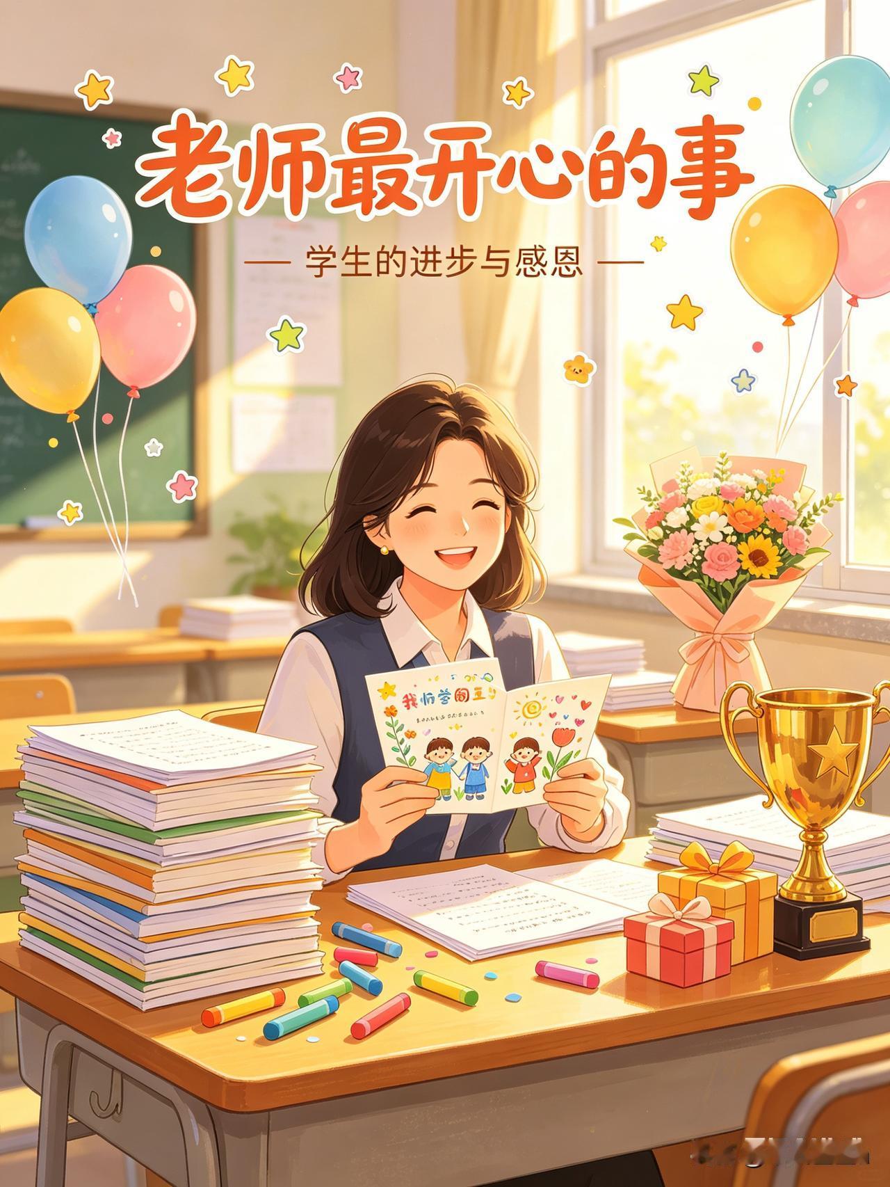 当老师后你最开心的事情是什么当老师后最开心的事情是看到曾经调皮的孩子，突然懂事的