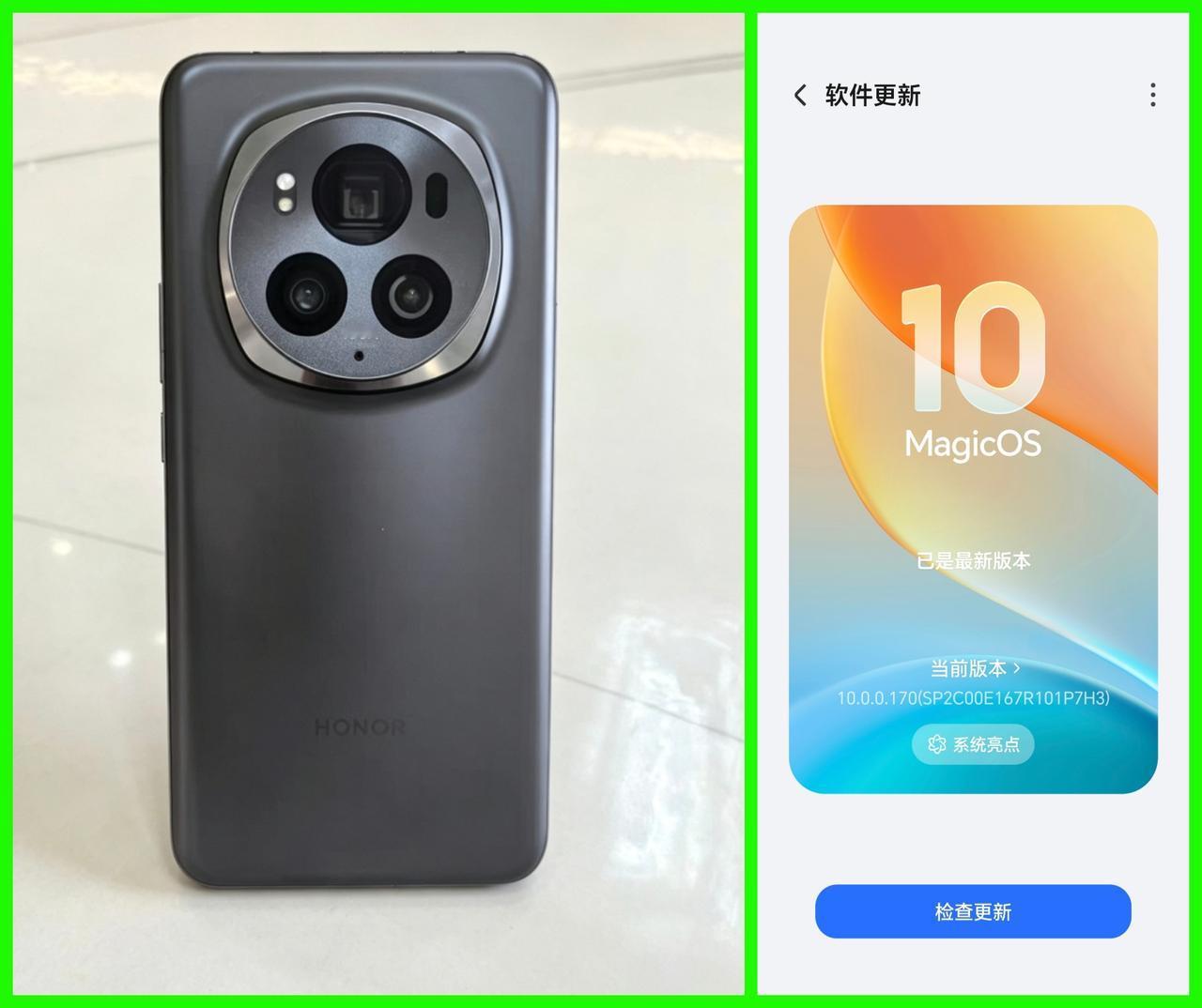 荣耀Magic6今天能不能更新170版本啊？我有些迫不及待了!
虽然Magic6