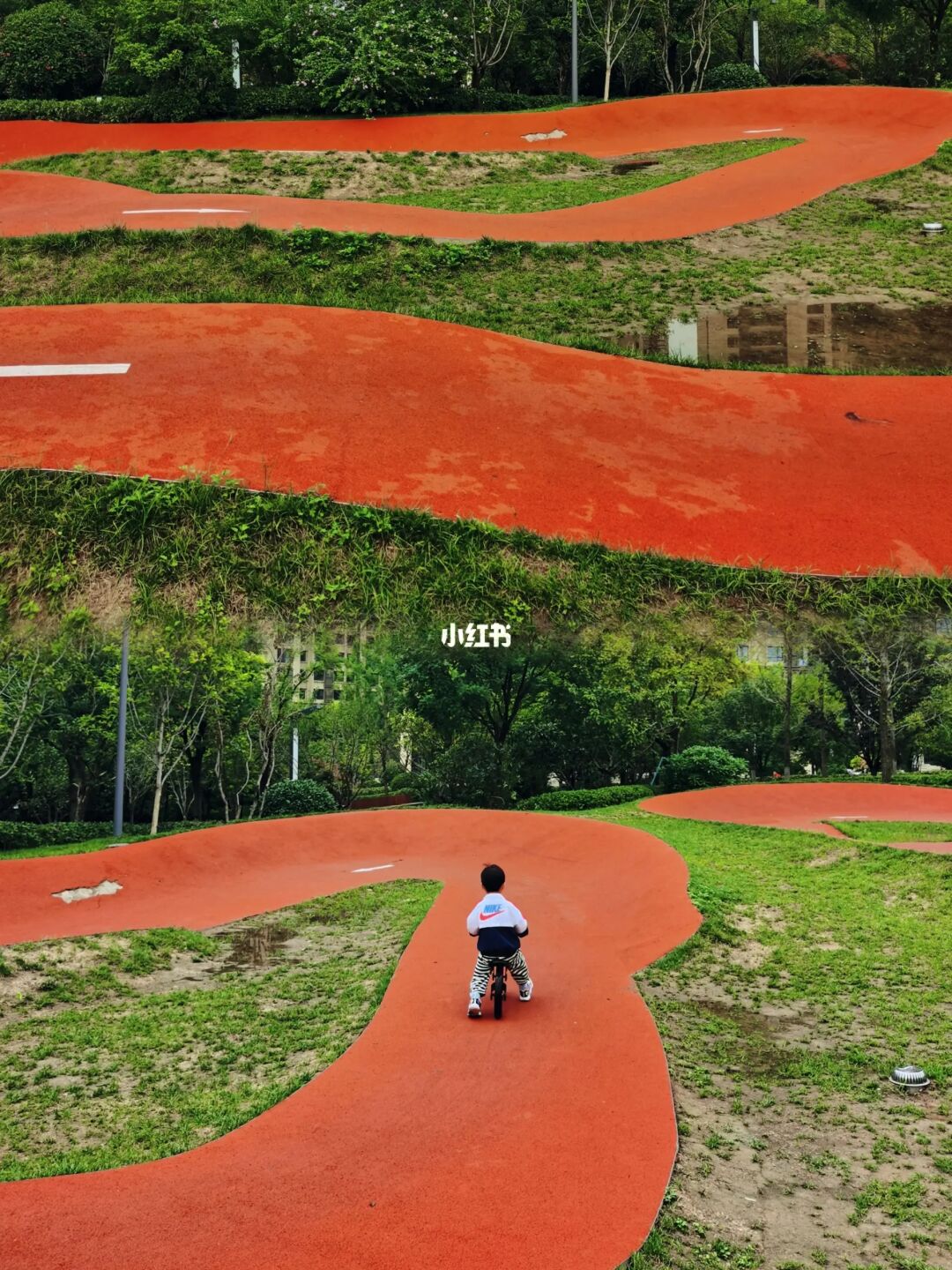 真的是西安！免费的平衡车赛道公园！