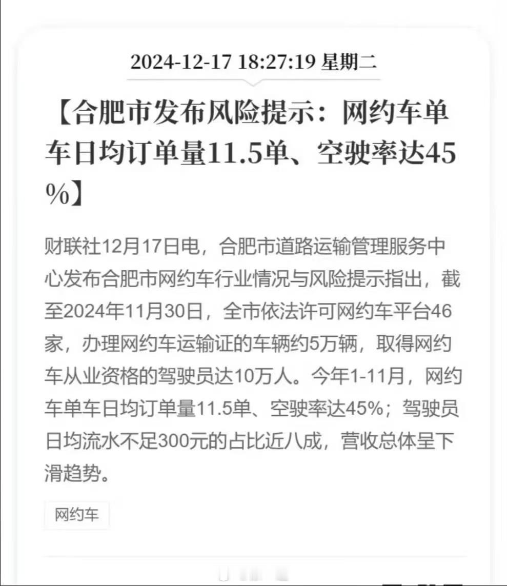 网约车还能撑多久？ 