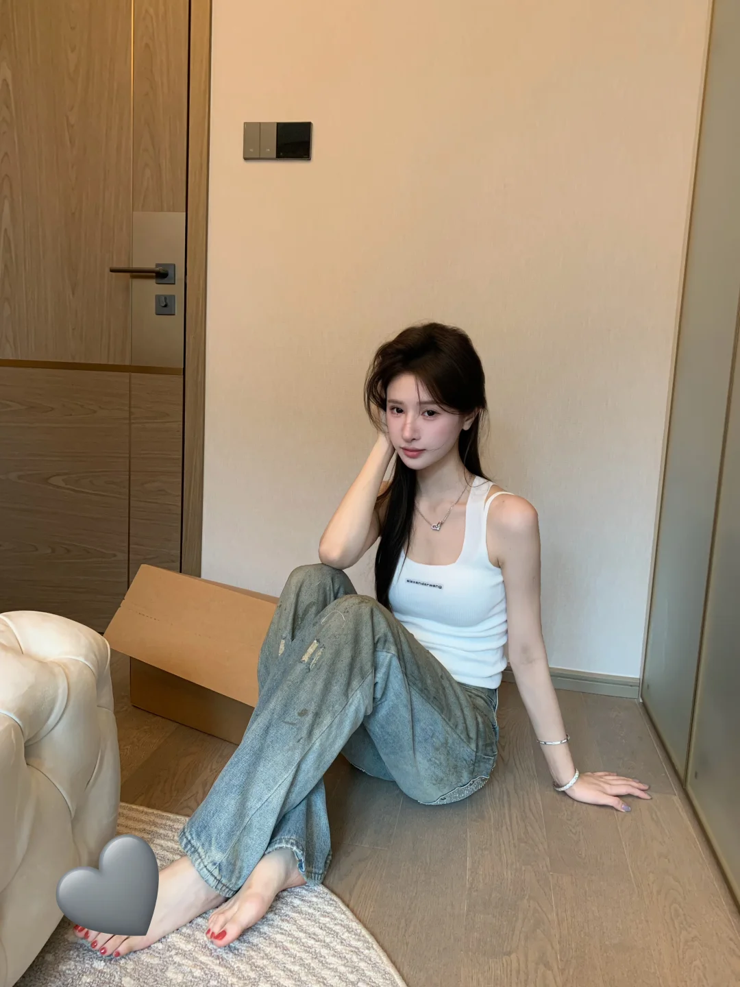 好久没穿👖