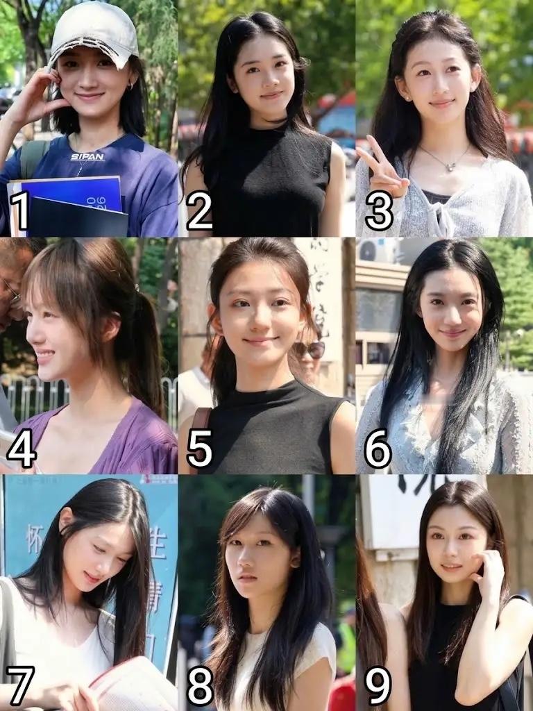 这是北京电影学院26级新生里公认颜值很高的几位，作为观众，谁是你喜欢的类型？ ​