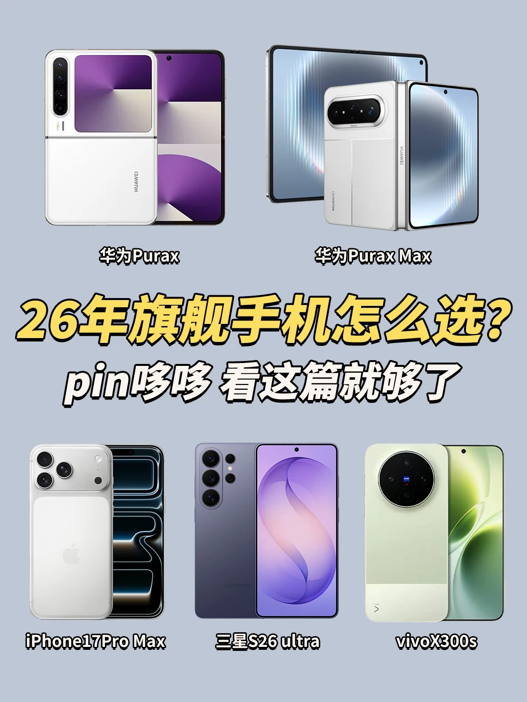 一篇看懂！26年全价位手机选购攻略✅