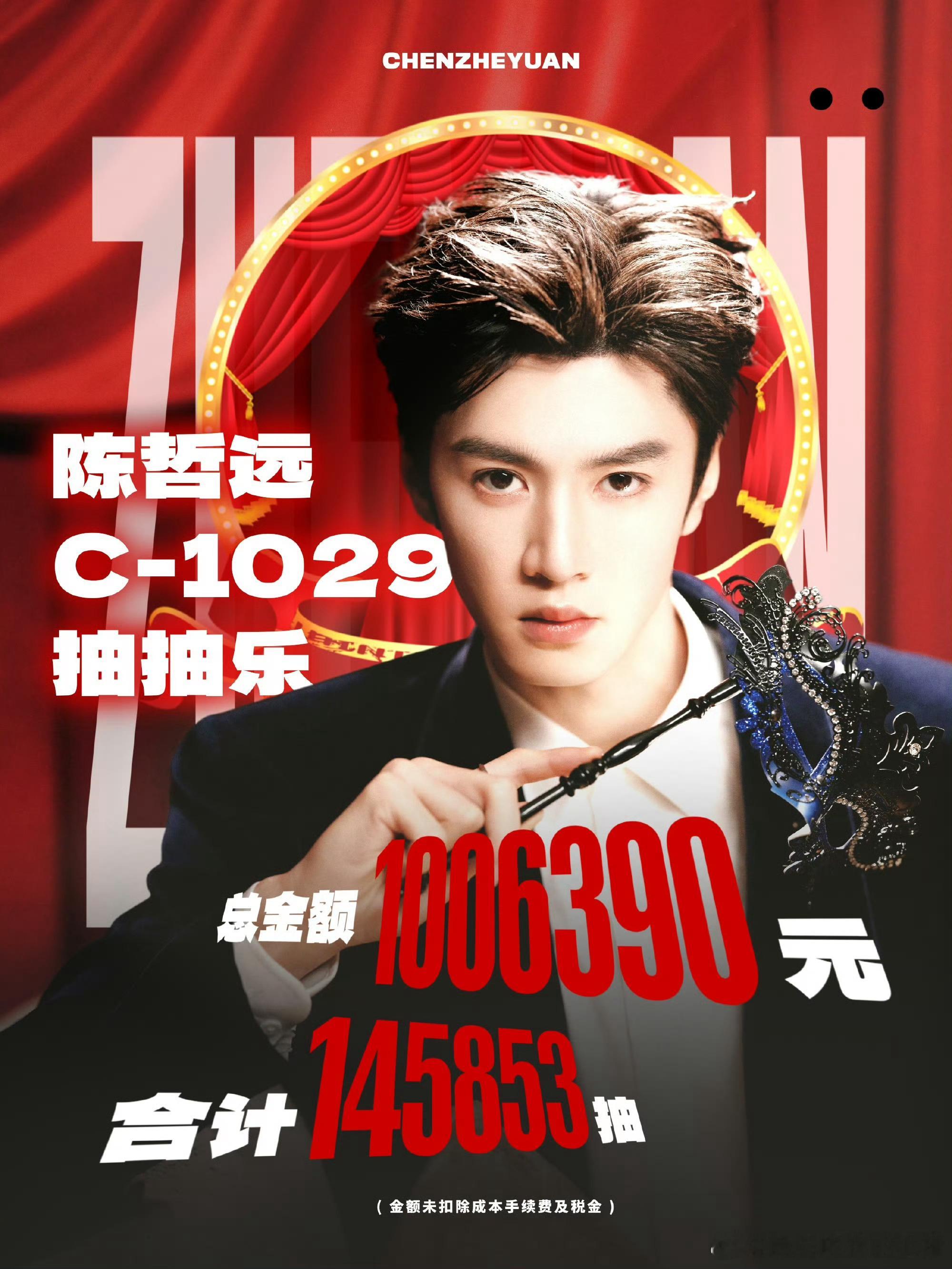 陈哲远粉丝ccl战报，合计14w+，总金额破百万🎊🎊 