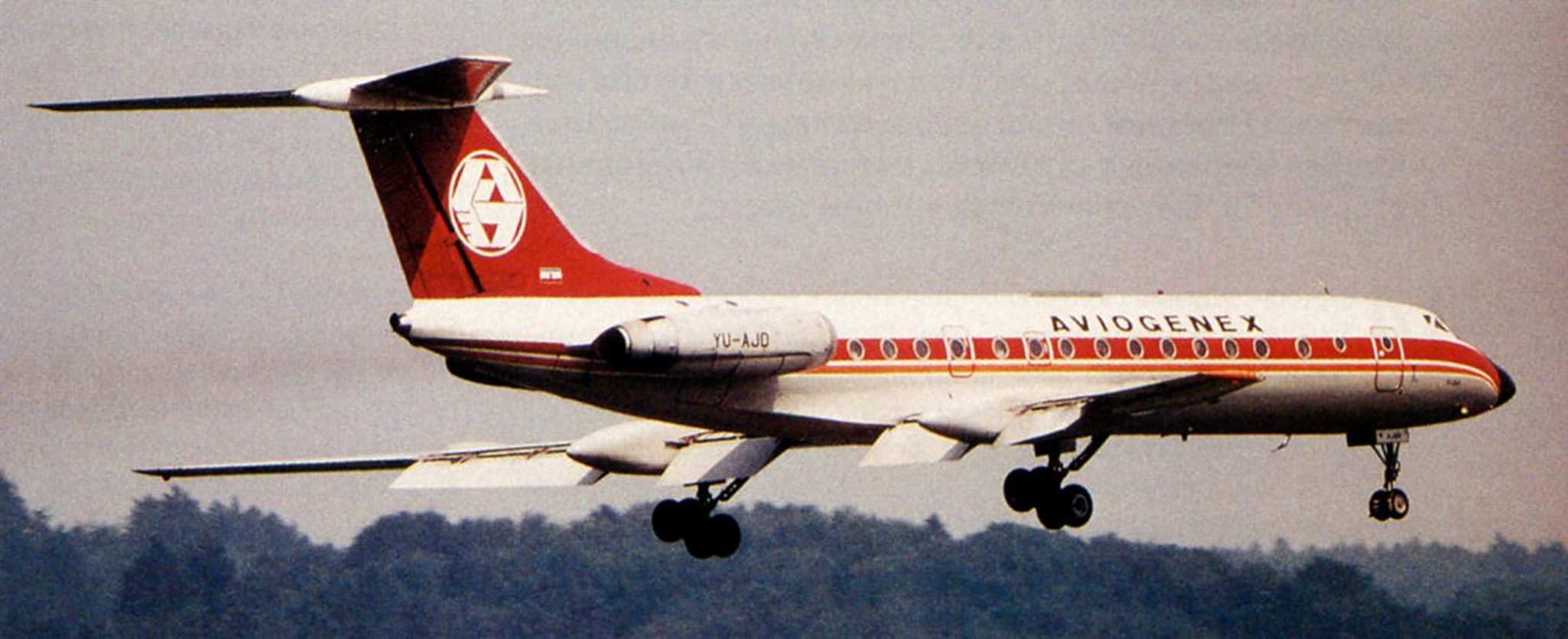分享圖片：蘇聯圖波列夫Tu-134客機 