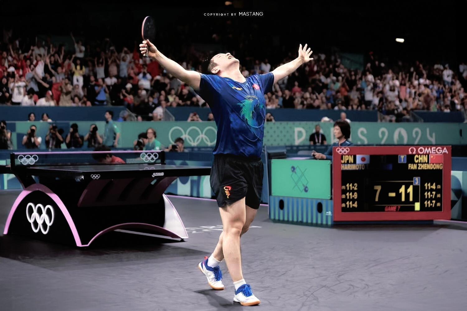 樊振东电脑壁纸，高清版 温柔又有力量，一眼心动的程度 