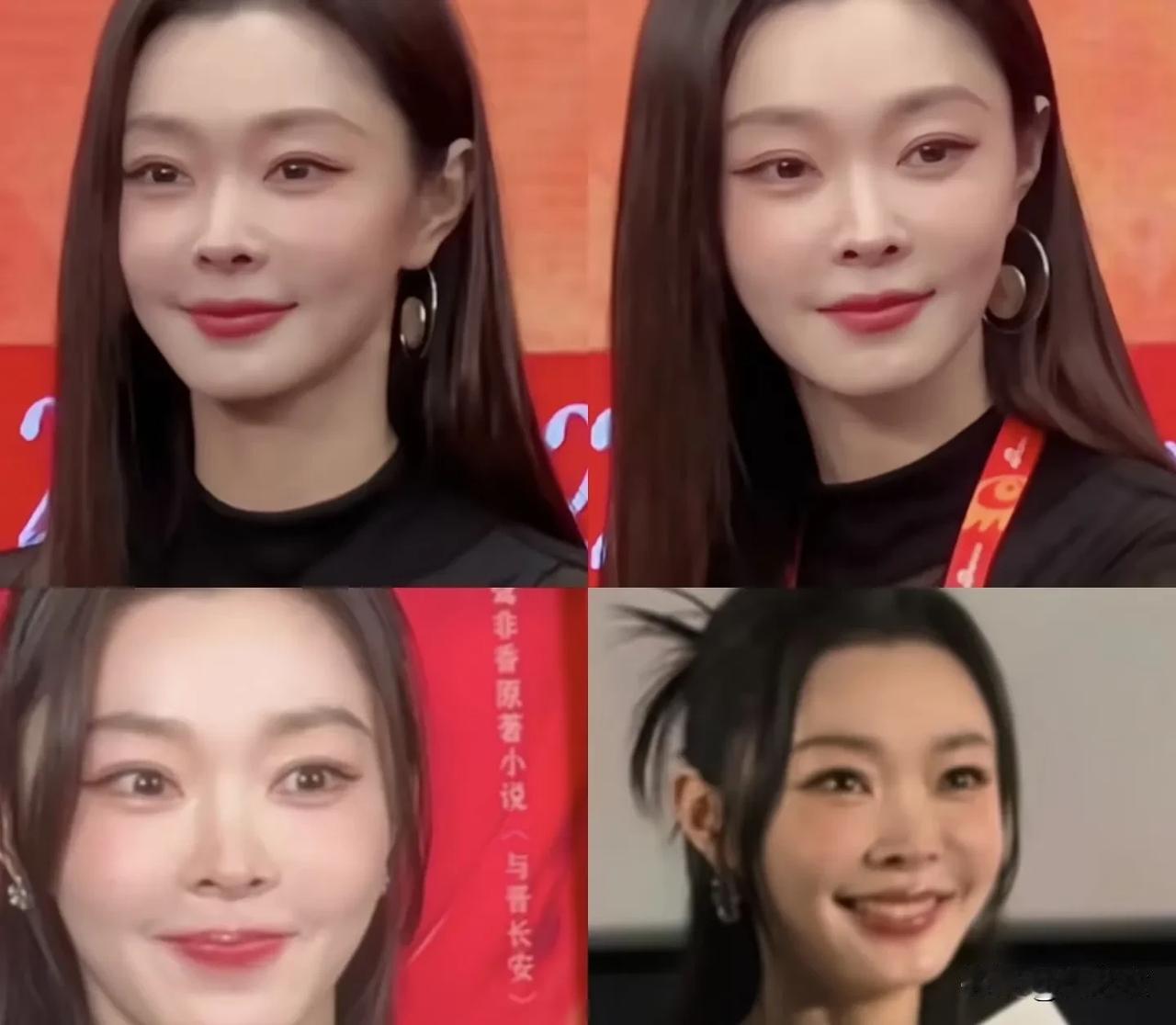 我感觉宋轶的的妆容需要调整一下，尤其是她本身笑起来那个嘴的那条线就是弯的长的。